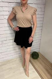 Pörgi szoknya fekete