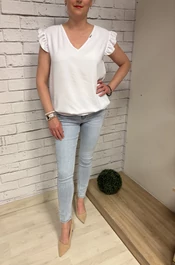 Pillangó felső fehér