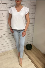 Pillangó felső fehér