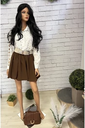 Arany mintás csipke ing